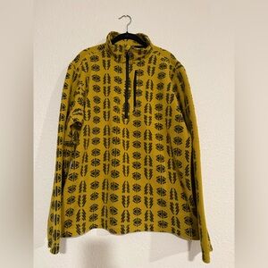 DULUTH Outdoor Fleece Relaxed Fit 1/4-Zip Long Sleeve Pullover Men’s Size Large